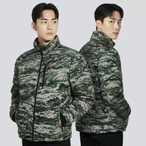 국산 발열 깔깔이 해병대디지털 군인 군대 기모 겨울 방한 점퍼