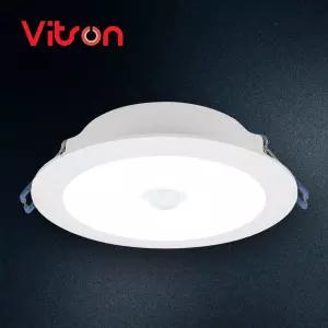 비츠온 LED 현관 센서등 매입형 다운라이트 4인치 타공 100mm 9W 주광색