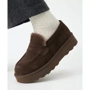 6FT +5cm WINTERFELL - SLIP LOAFER CHOCO BROWN 어그 로퍼