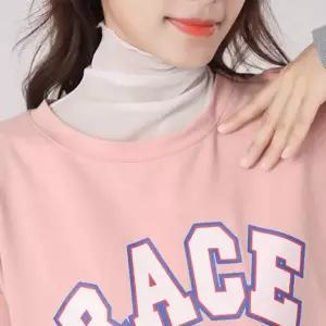 페이크 이너블라우스 목티 터틀넥 시스루 레이어드 목만있는