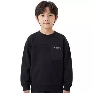 [보리보리/디스커버리 키즈]디스커버리 키즈 포켓 포인트 맨투맨 DKTR38044-BKS