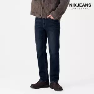 NIX JEANS 남 본딩 D톤 워싱 밍크 뉴슬림 데님팬츠