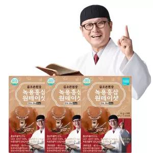 김오곤원장 녹용홍삼 원데이샷 3박스(90포)/7박스(210포) 홍삼스틱 엑기스
