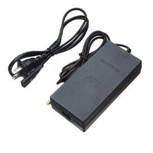 [호환품]PS2 AC 어댑터 충전기 코드 케이블 플레이 스테이션 2 콘솔 슬림 공급 전원 EU 플러그 블랙