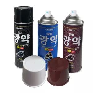 쑤니상점 말표 업소용 구두착색제 광약 420ML 가죽도색스프레이