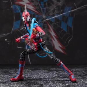 16cm CT SHF 스파이더-펑크 호비 브라운 액션 피규어 스파이더-버스 펑크 스타일 스파이더맨 인형 수집용