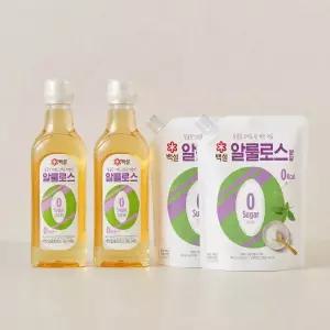 [CJ제일제당][본사배송] 백설 알룰로스 액상 700gX2+분말 400gX2