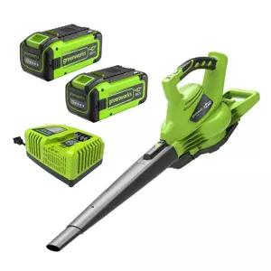 그린웍스 충전 송풍기/브로워 340 G-MAX 40V/8Ah2팩 (송풍/흡입겸용) 2400073