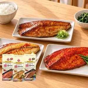 오뚜기 렌지에 돌려먹는 순살 고등어구이 3종 / 오리지널 간장 양념