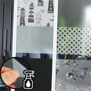 창문 필름 불투명 사생활 무점착 창문 시트지 자외선 차단 망입 사무실 유리창 썬팅지 반투명 가리개