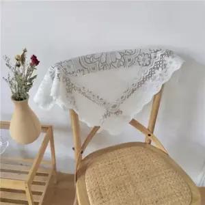 친절한탄씨 레이스 자수 테이블보 티테이블 식탁 인테리어 테이블커버 레이스식탁보 레이스테이블보