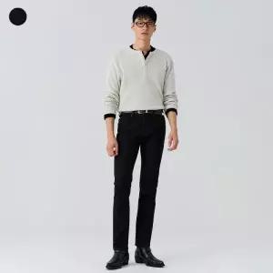 [롯데백화점]게스 남성 슬림 스트레이트 블랙(MQ3D9170)