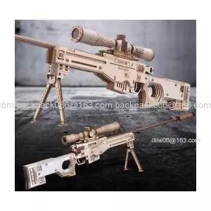 AWM 에땁 저격총 3D 입체 퍼즐 고무총 DIY 나무 조립