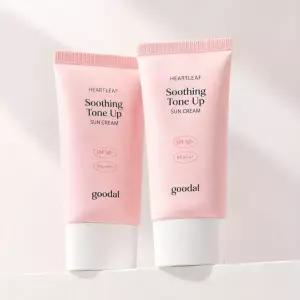 [핑크톤업] 구달 맑은 어성초 진정 수분 톤업 선크림 50ml 1+1