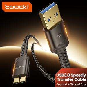 투키 USB A-마이크로 3.0 케이블 하드 드라이브 (씨게이트 도시바 WD 외장 SSD 소니 카메라 레노버 리더기