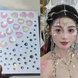 아트스티커 페이스 네일케어 펄 쥬얼리 [W12] 큐빅 뷰티 파츠 반짝이