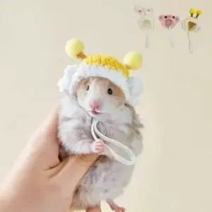 햄스터 미니 메이드 모자 니트 도구 고슴도치 촬영 핸드 DIY 귀여운 소동물