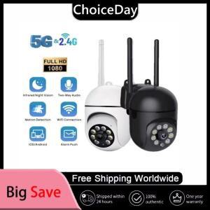 5G 와이파이 비디오 감시 카메라 5MP CCTV PTZ IP 스마트 인체 추적 4배 줌 야간 풀 컬러 실외 방수
