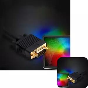 포에코 영상 케이블 10M 모니터 고급형 RGB