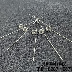 와이어 직경 0.5mm 304 스테인레스 스틸 소형 비틀림 스프링 머리핀 V 사용자 정의 가능 60/90/120/180 학
