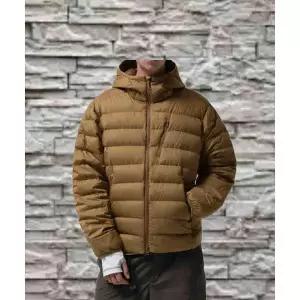 MUSINSA STANDARD [시티 레저] 후디드 라이트 다운 재킷 [데저트 브라운]