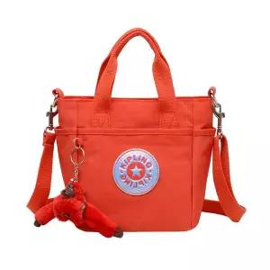 Kipling 키플링 미니 토트백 여성 핸드겸용 크로스백 나일론 가방 (원숭이 참 증정)