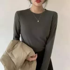 [하프클럽/]미니멀 LKT219 베이직 라운드 티셔츠