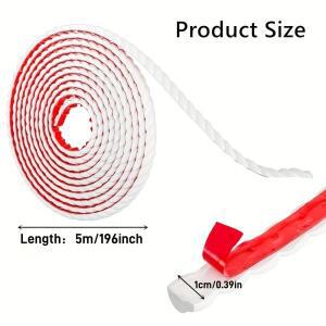 1PC 5m/196.85inch 유연한 몰딩 트림 거울 창 프레임 캐비닛 가장자리 용 자체 접착 홈 장식 Protectio