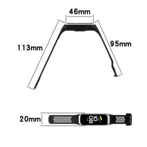 삼성 갤럭시 핏 2용 실리콘 스포츠 팔찌 갤럭시 핏 2 SM-R220 손목밴드용 스마트 밴드 교체 스트랩 시계줄