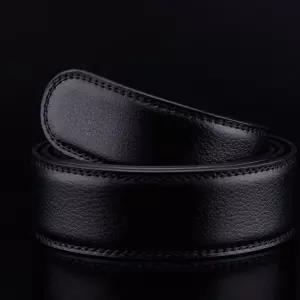 자동버클 교체용 소가죽 벨트 블랙 남성 정장벨트 TDB8A7 120x3.5cm 허리띠
