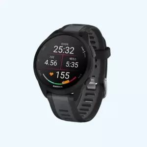 가민 포러너 165 러닝 GPS 스마트시계 워치 43Mm (블랙 화이트) 5323115