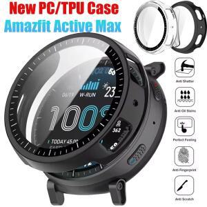 Amazfit Active Max 스마트워치용  PC/TPU 케이스  고화질 강화 유리 필름  긁힘 방지 보호