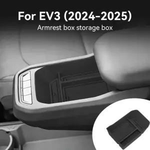 기아 EV3 -2026 차량용 암레스트 수납함 액세서리 정리함 센터 콘솔 트레이 블랙 ABS