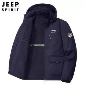 지프스피릿 JEEP SPIRIT 남성용 가을 겨울 기모안감 캐주얼 후드집업 점퍼 2870