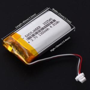 JST SH1.0 3핀 302540 3.7V 300mAh 리튬 이온 폴리머 배터리 402540 502540 602540 702540 802540 902540 1