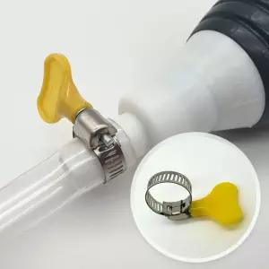 물 호스 클램프 나비 손잡이 밴드 13-19mm 철 수도배관 연결