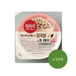 CJ 햇반 잡곡밥 210g, 24개