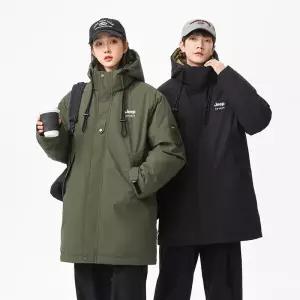 지프스피릿 JEEP SPIRIT 남녀공용 아웃도어 롱패딩 2375