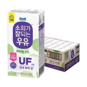 소화가잘되는우유 저지방 190ml, 24개