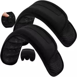 ZINMARK 2개입 3D 전술 조끼 스트랩 패드 백팩 쿠션 블랙 어깨 및 초두꺼움 통기성 편안하고 내구성