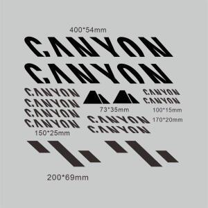 NEW CANYON 자전거 프레임 데칼 스티커 사이클링 mtb 로드 튜브 브랜드 다이컷