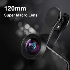 MARTVSEN 120MM 매크로 렌즈 스마트폰용 범용 휴대폰 클립 카메라 렌즈가 포함된 전문 5K HD 10x 슈퍼