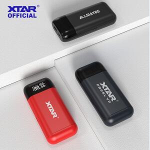 XTAR PB2SL V2 배터리 충전기 18650/21700/20700 파워뱅크 QC3.0 고속 타입 C 리튬 이온 18650