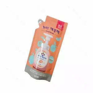 수락리빙마켓 아이깨끗해 핸드워시 복숭아향 버블 거품형 핸드솝 리필 200ml 펌프형 손세정제 리퀴드솝 촉