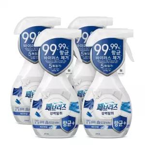페브리즈 항균플러스 깨끗한향 370ml 4개