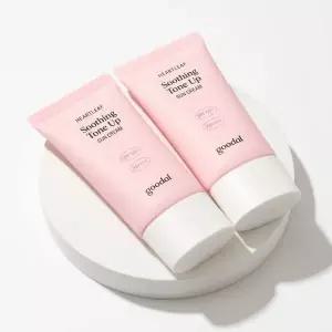 [핑크톤업] 구달 맑은 어성초 진정 수분 톤업 선크림 50ml 1+1 기획
