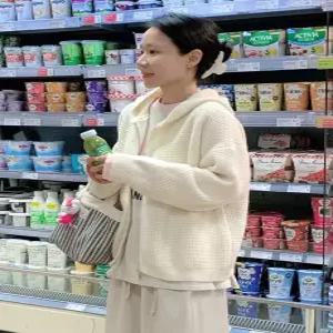 와플 루즈핏 니트 후드 집업 가디건 (one color)