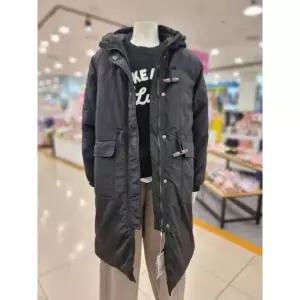 [소이]NW 소이주니어 겨울 블랙 야상 패딩 롱점퍼 25W0951