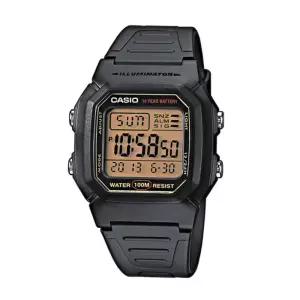카시오 W-800HG-9A 남성 군인 스포츠 스퀘어 전자 손목 시계