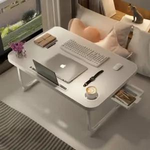 라운드 스마트 사이드책상 침대 3color 좌식책상 접이식 침대책상 테이블 소파책상 좌식